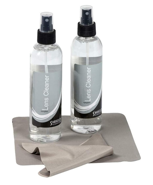 Hilco Lens Cleaner, 2 x 236ml and 2 Microfibre Cloths