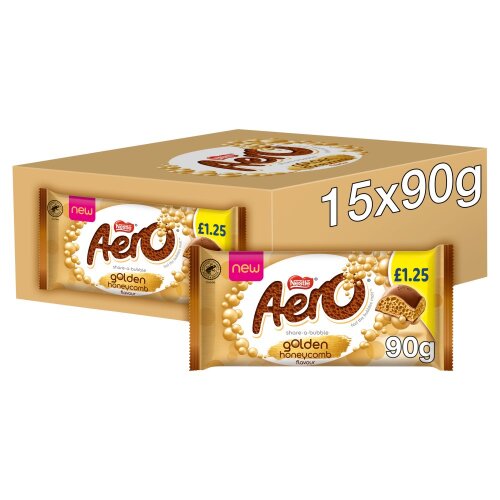 Aero Golden Honeycomb Flavour Pack of 15x90g