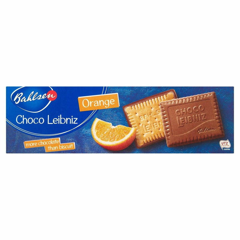Bahlsen Choco Leibniz Orange Flavour Biscuits Pack of 12x111g