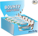 Bounty Coconut Crispy Rolls Twin Single Pack of 24x23.4g