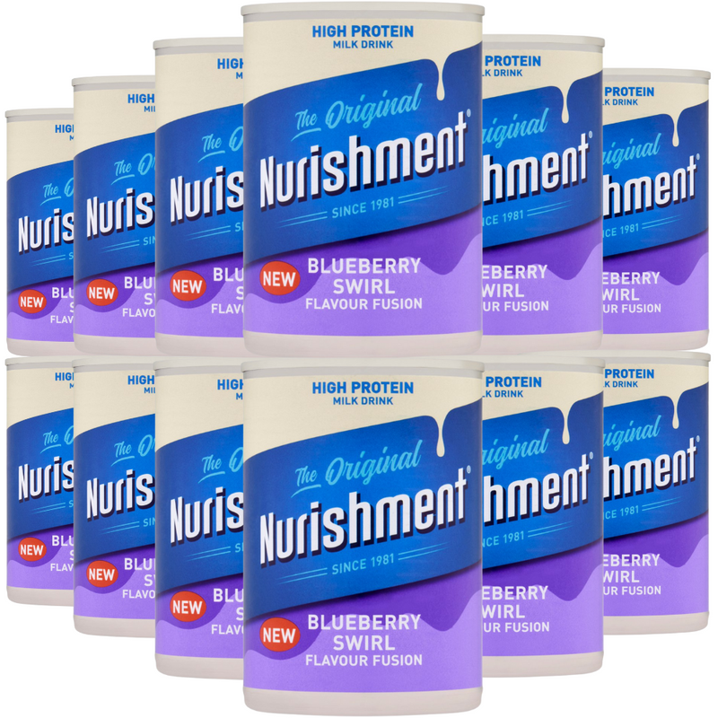 Nurishment The Original Blueberry Swirl Flavour Pack of 12x400g