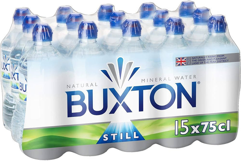 Buxton Still Natural Mineral Water Pack of 15x750ml