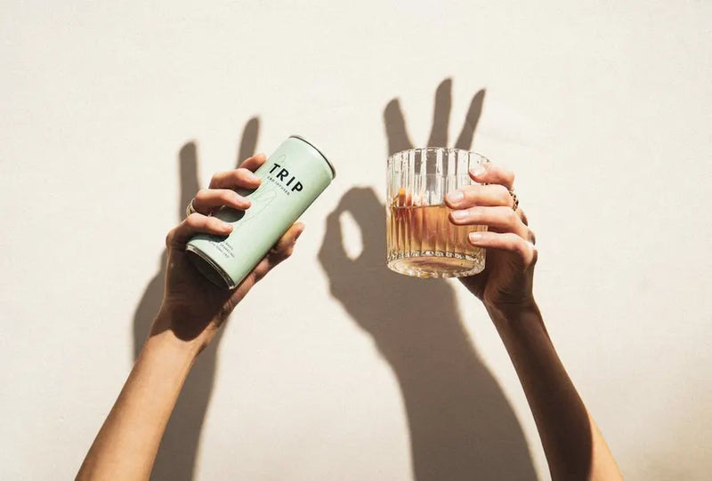 Trip CBD Infused Lemon & Basil Sparkling water Pack of 12x250ml