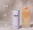 Trip CBD Infused Raspberry Orange Blossom Sparkling Water Pack of 12x250ml