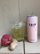 TRIP CBD Infused Peach Ginger Sparkling Water Pack of 12x250ml