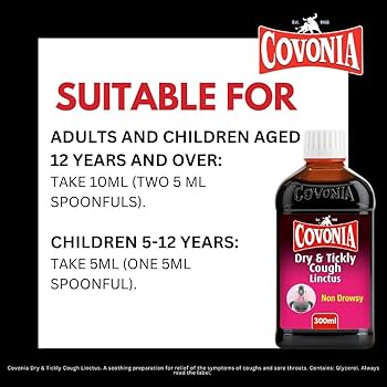 Covonia Dry & Tickly Cough Linctus Pack of 300ml