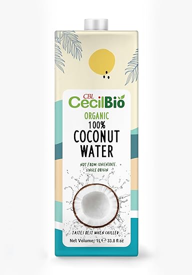Cecil Coconut Water 100% Organic Pack of 6x1ltr
