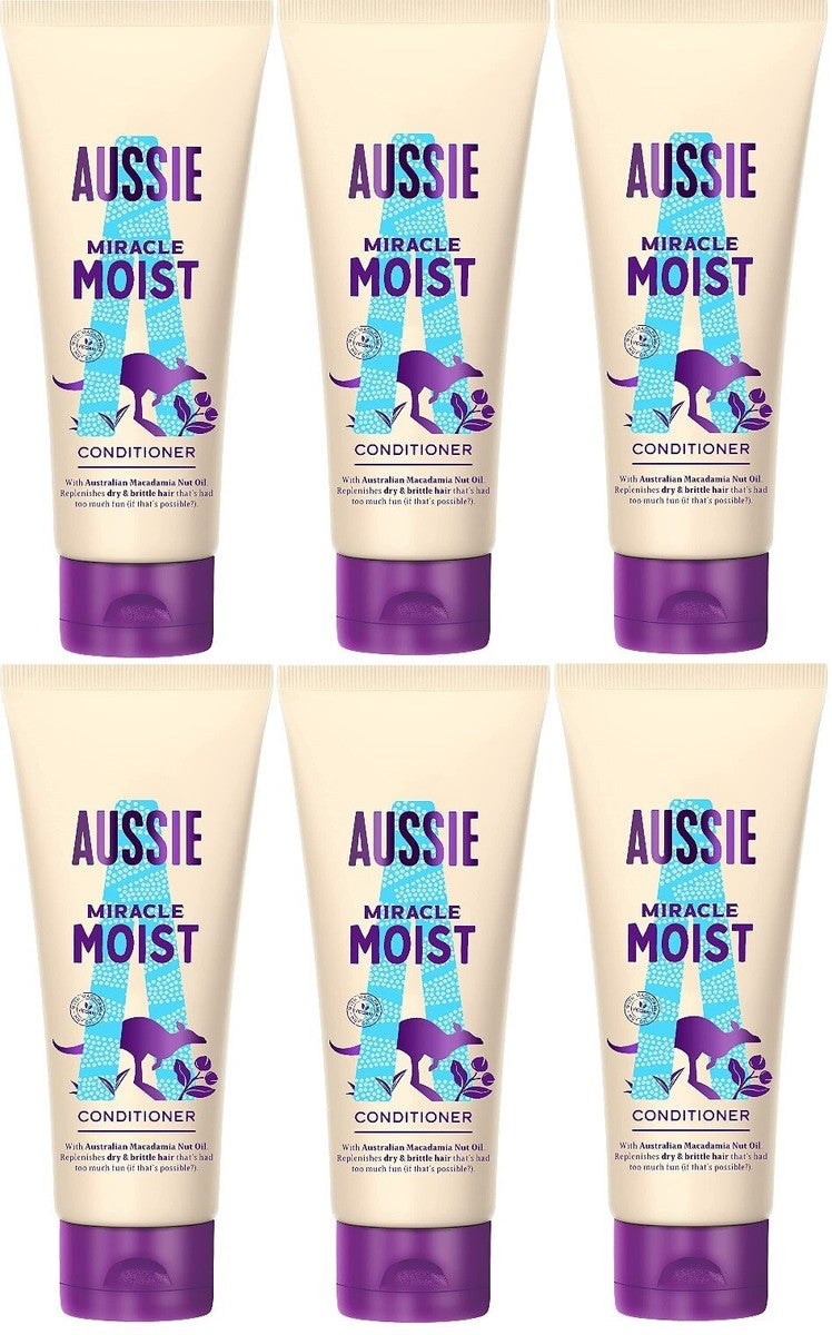 Aussie Conditioner Miracle Moist  Pack of 6x170ml