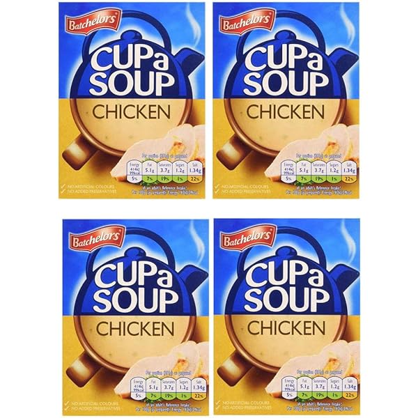 Batchelors Cup a Soup Chicken 4 Sachets Pack of 9x81g