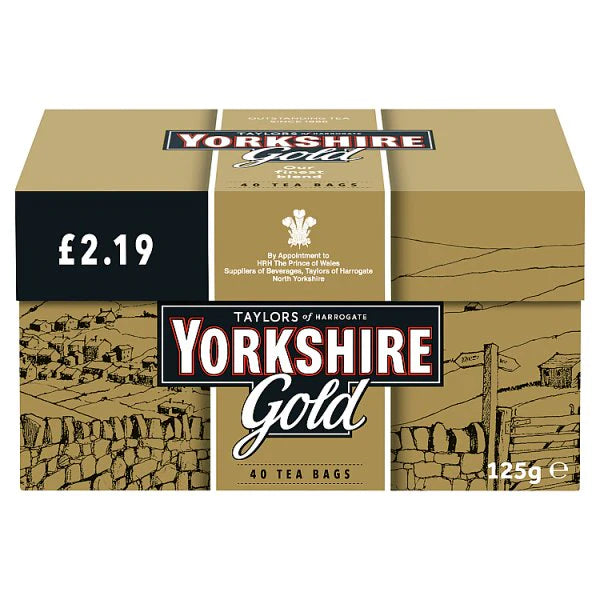 Yorkshire Tea Gold Tea Bags Pack of 5  x 40's