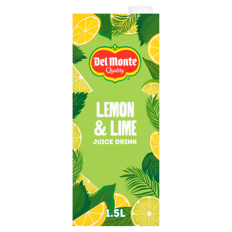 Del monte Lemon & Lime Juice Drinks Pack of 8x1.5ltr