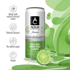 Aqua Carpatica Sparkling Flavours Lime & Mint Pack of-24 X 330ml
