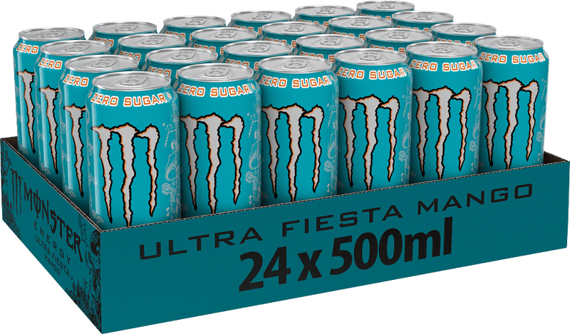 Monster Energy Drink Ultra Fiesta Mango Zero Sugar Pack of 500ml
