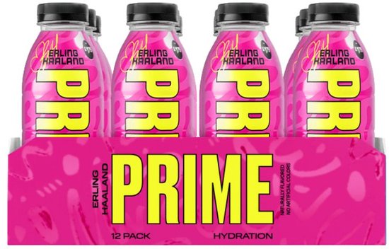 Prime Hydration Erling Haaland Flavour Drink Pack of 12x500ml