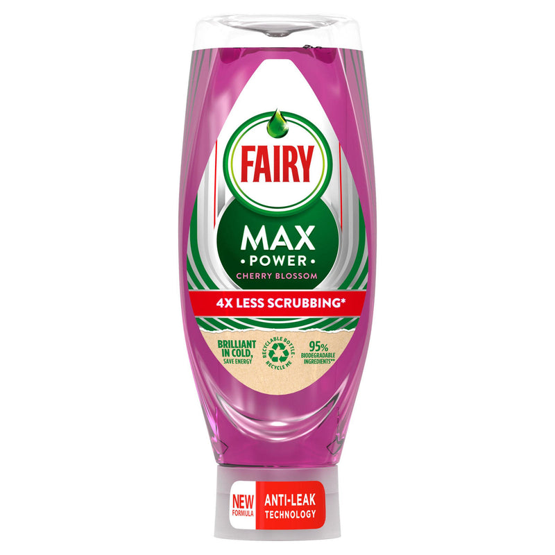 Fairy Max Power Washing Up Liquid Pack of 8 x 640ml