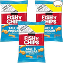 Burtons Fish N Chips Salt & Vinegar Flavour Chips 10x110g