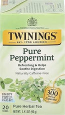 Twinings Infusion Pure peppermint Green Tea Pack of 4x20