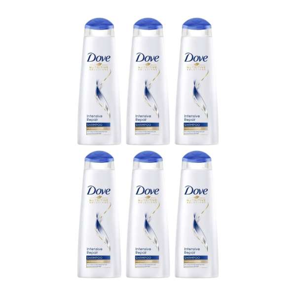 Dove Shampoo Intense repair (Pack Of 6x250ml)