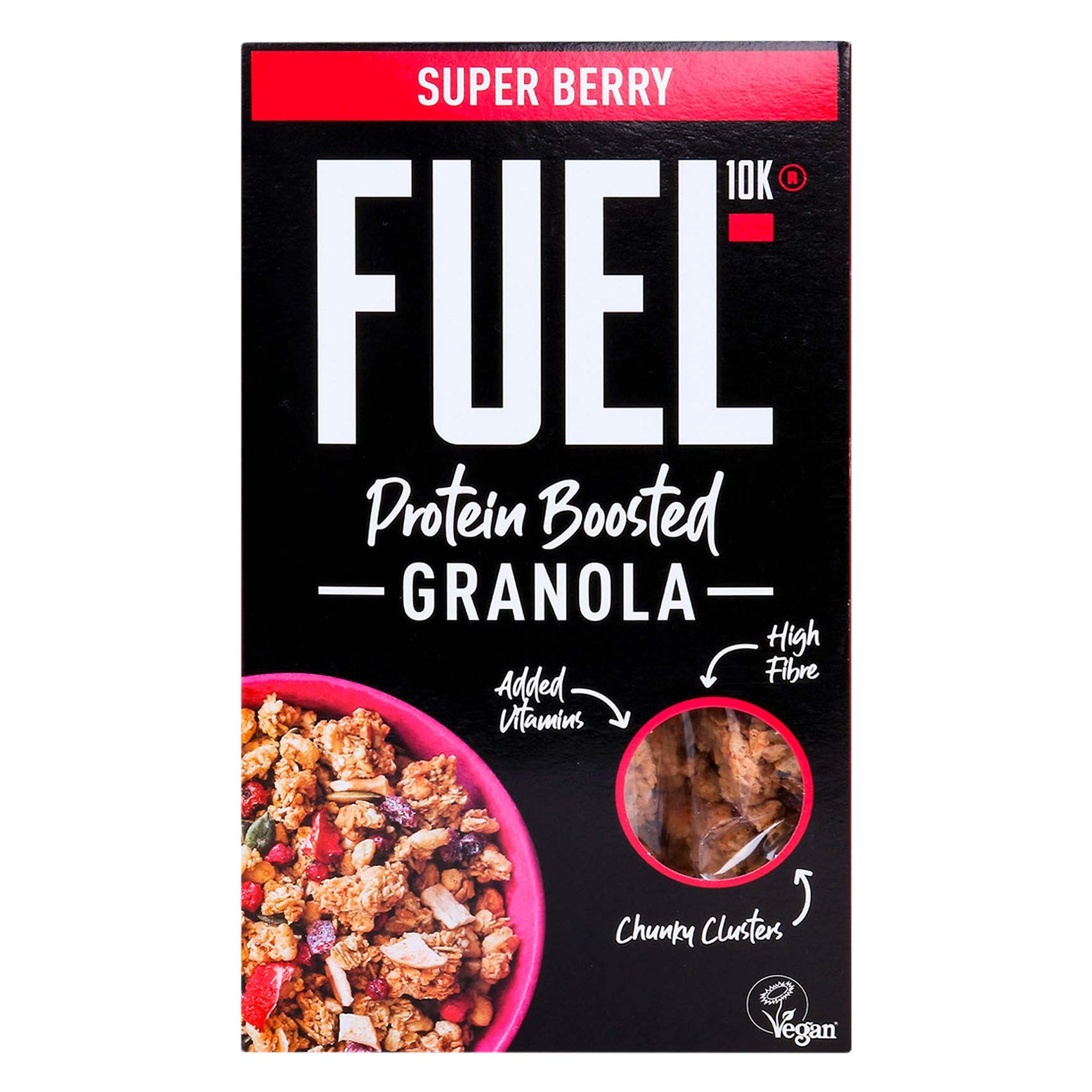 Fuel10K Protein Boosted Granola Super Berry Pack of 6x400g