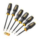 DeWalt Fullfit Tip Screwdriver Set 6 Piece Grip Hex Blade Mixed Tool DWHT62056-0