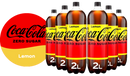 Coca Cola Lemon Zero sugar - 6x2ltr