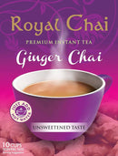 Royal Premium Ginger UnSweetened Chai Pack of 8x140g