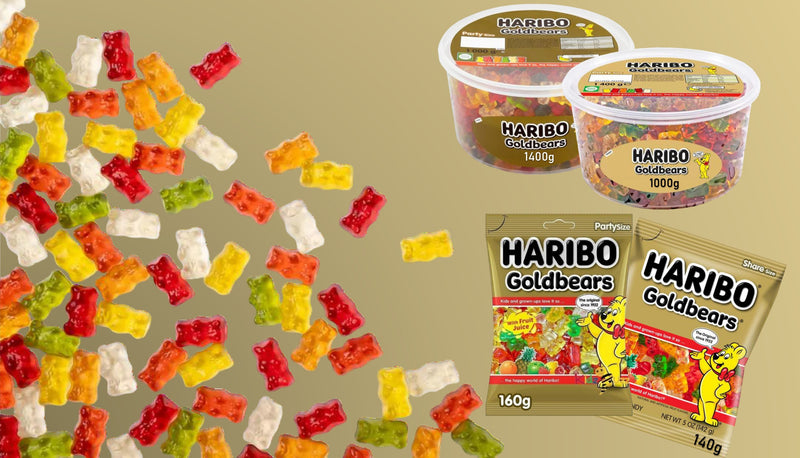 Haribo Gold bear party sweet (sharing bags &  tubs)