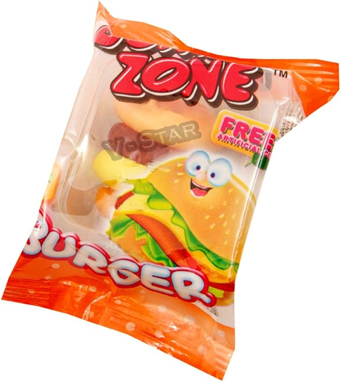 Gummi zone gummy burgers Pack of 60x7g