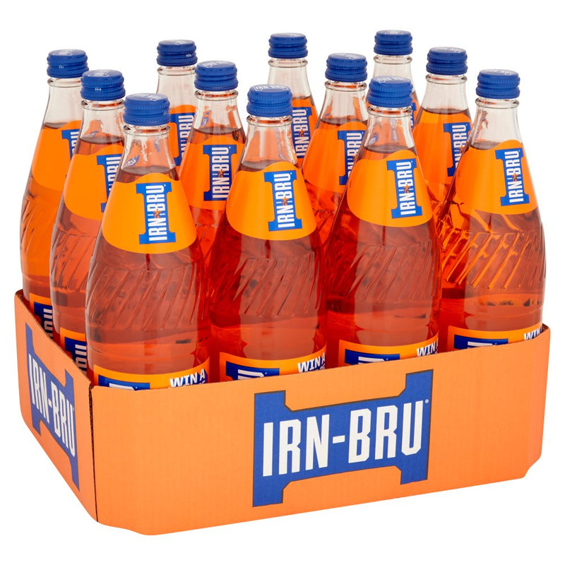 IRN-BRU Soft Drink Glass Bottle Pack of 12x750ml