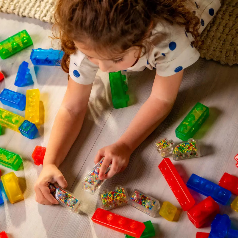 Jelly Blox-Rubber Building Blocks 3+Years Pack of 52pc