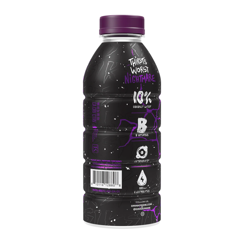 Prime Hydration KSI The Nightmare Flavour Drink Pack of 12x500ml