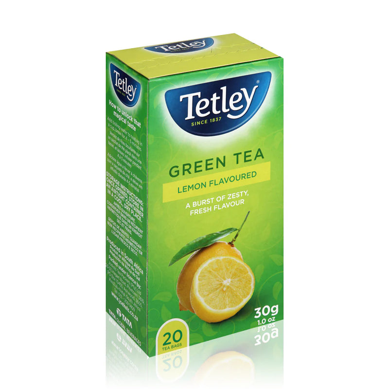 Tetley Lemon Flavour Tea Pack of 4x20s
