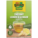 Tropical Sun Lemon & Ginger Flavour Tea Pack of 6x30g