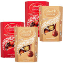 Lindt Lindor Milk Chocolate & Assorted Chocolate Truffles Pack of 4x200g