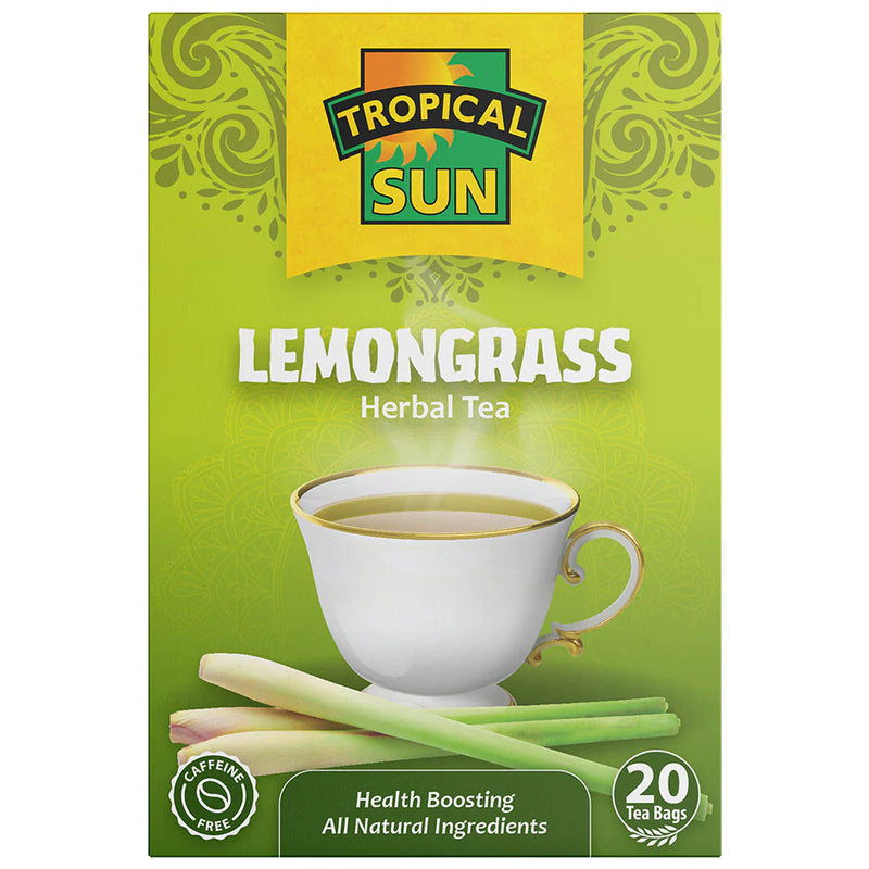 Tropical Sun Lemongrass Flavour Tea Pack of 6x30g