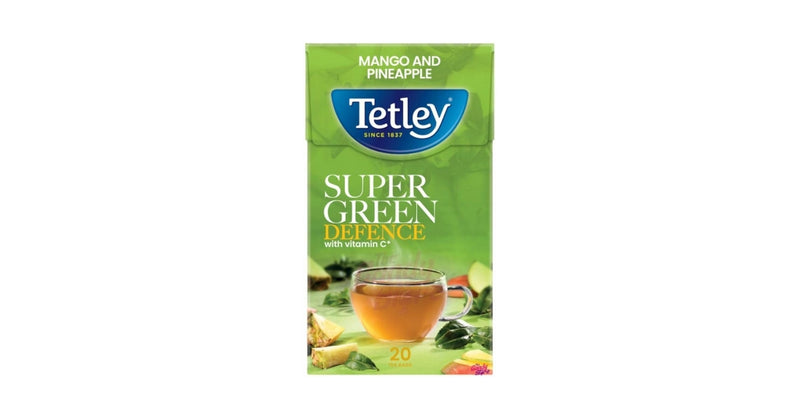 Tetley Mango& Pineapple Flavour Tea Pack of 4x20s