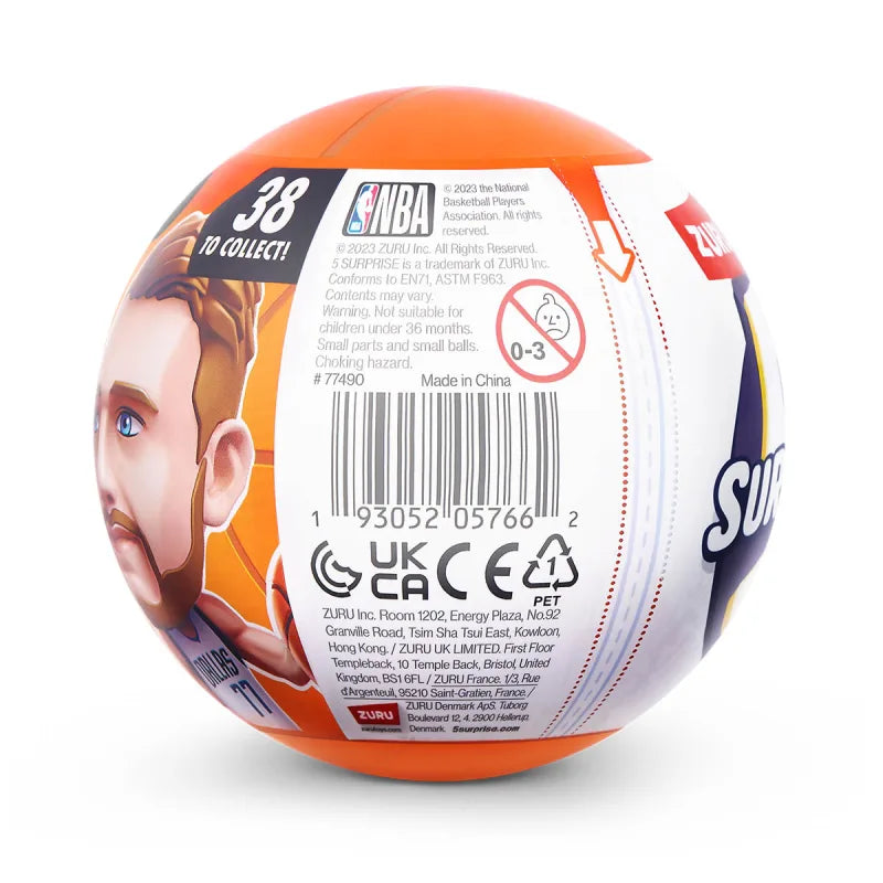 ZURU 5 Surprise NBA Ballers Series 2 Mystery Unboxing Pack of 4