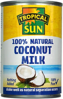 Tropical Sun Coconut Milk Natural Pack of 6x400ml