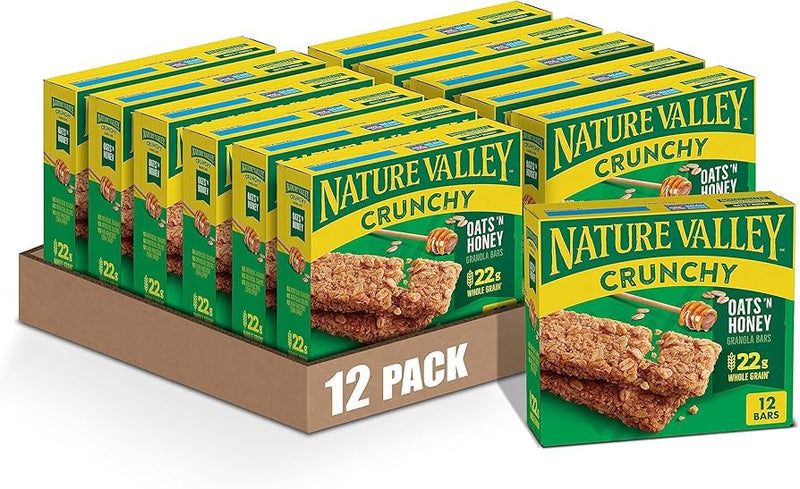 Nature Valley Crunchy Oats & Honey Bars Pack of 40x42g
