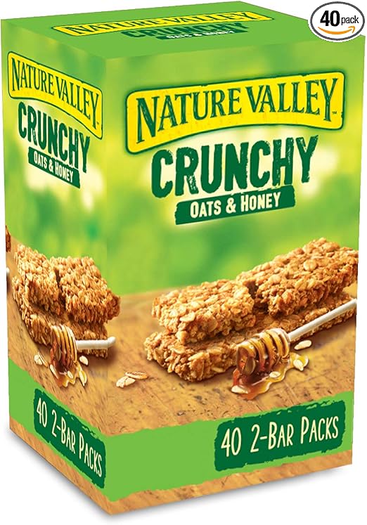 Nature Valley Crunchy Oats & Honey Bars Pack of 40x42g