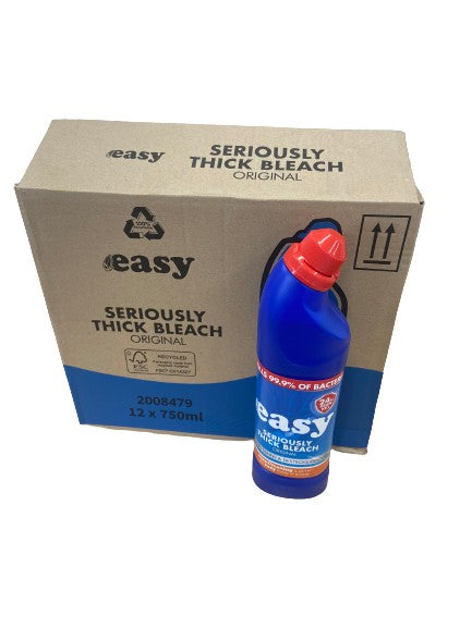 Easy Seriously Thick Bleach Original Pack of 12 X 750ml