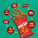 Palse Crunchy Sweet Paprika Flavour Peas Pack of 12x50g