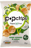 Popchips Crisps Diffrent Flavour Pack of 16x50g