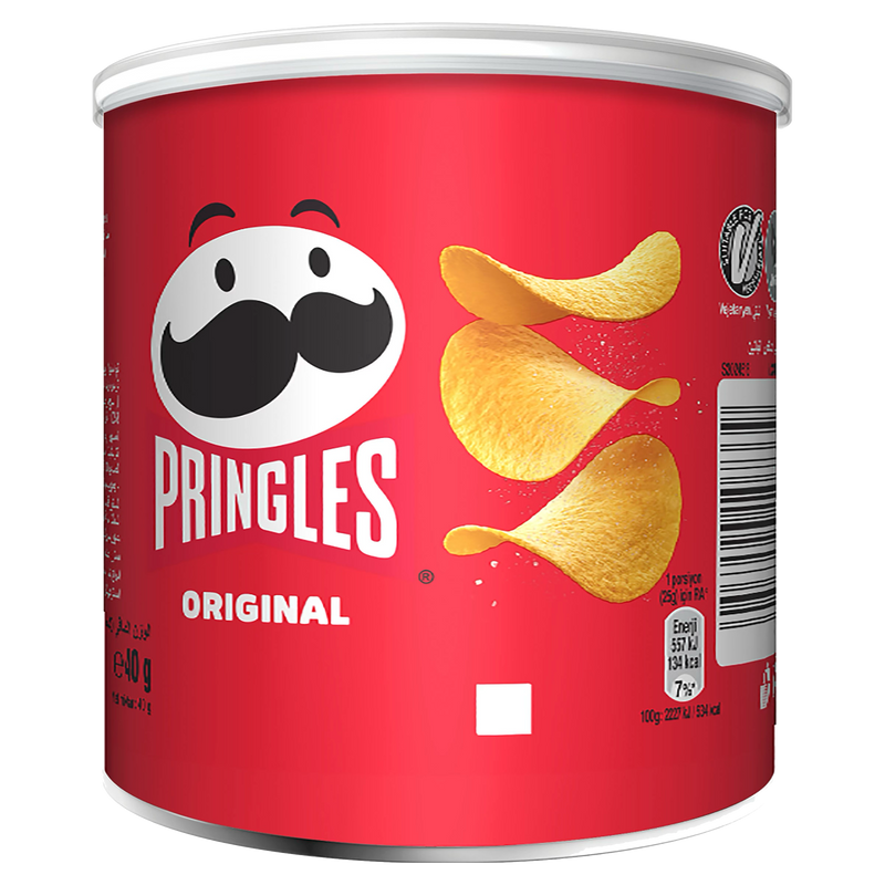 Pringles Original Potato Chips Pack of 12x40g