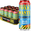 Toxic Waste Blue Razz Flavour Energy Drink Pack of 12x500ml