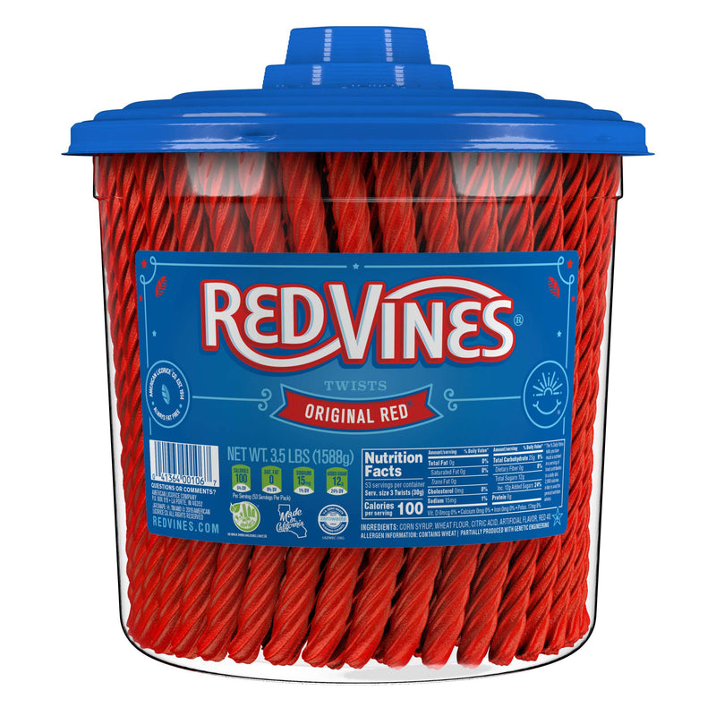 Red Vines Original Twists Pack of 1.6kg