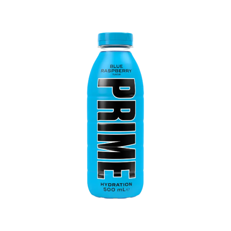 Prime Hydration Blue Raspberry Flavour Drink Pack of 12x500ml