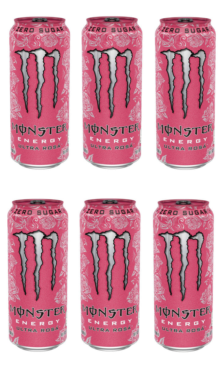 Monster Energy Drink Ultra Rosa Zero Sugar 500ml Pack