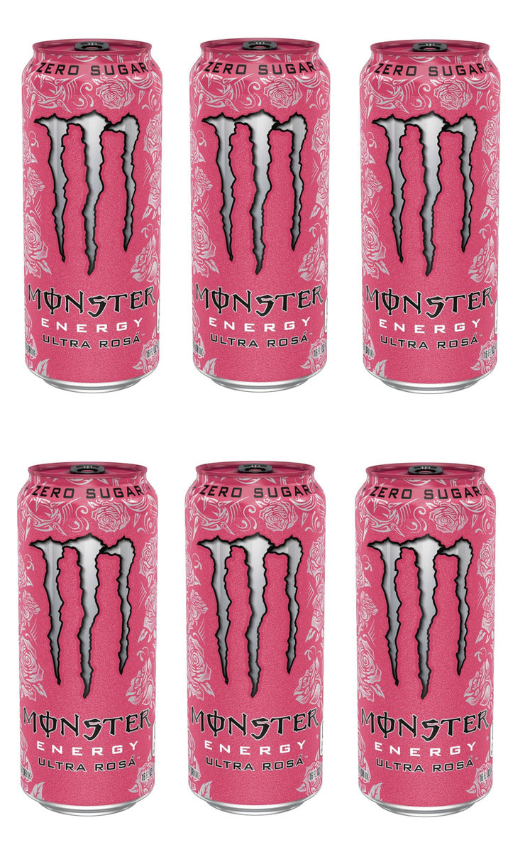 Monster Energy Drink Ultra Rosa Zero Sugar 500ml Pack