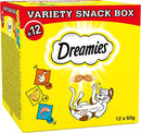 Dreamies Variety Snack Box of  12 x 60g